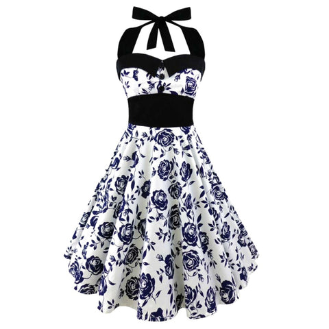 Skull & Butterfly Strapless Dress