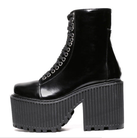 Gothic High Heel Creepers Shoes