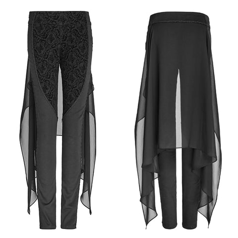 Gothic Punk  Fork-tail Trousers