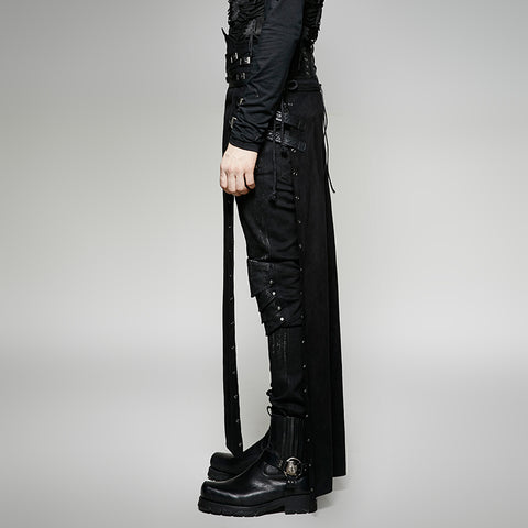 Steampunk Men Gothic Casual Pants