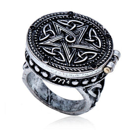Gothic Pentacle Ring