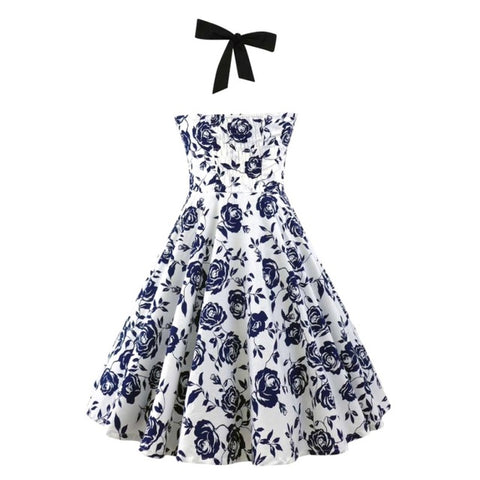 Skull & Butterfly Strapless Dress