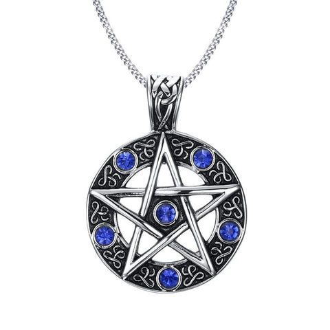 Vintage Pentagram Gothic Necklace