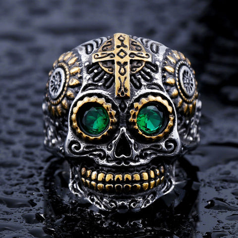 Men's Gothic Carving Ring